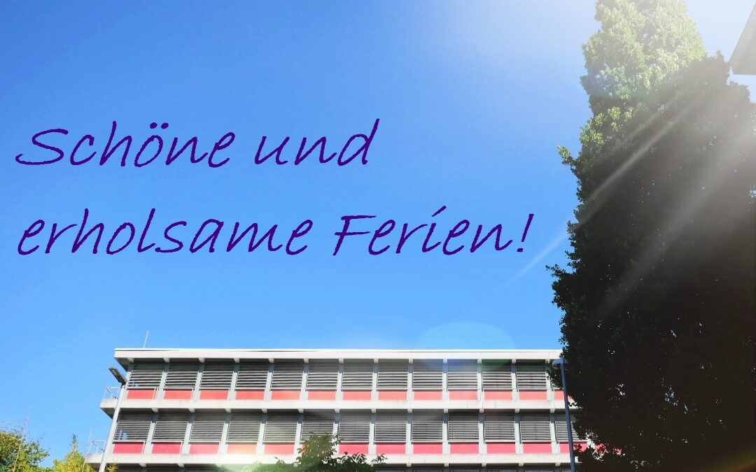 Sommergruß der Schulleitung