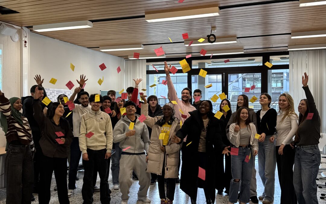 Workshop der Klassen IFK1+2 mit Akram Al Homsy